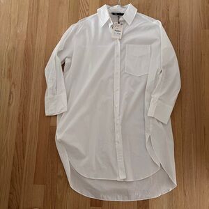 Zara White Men's Dress Shirt